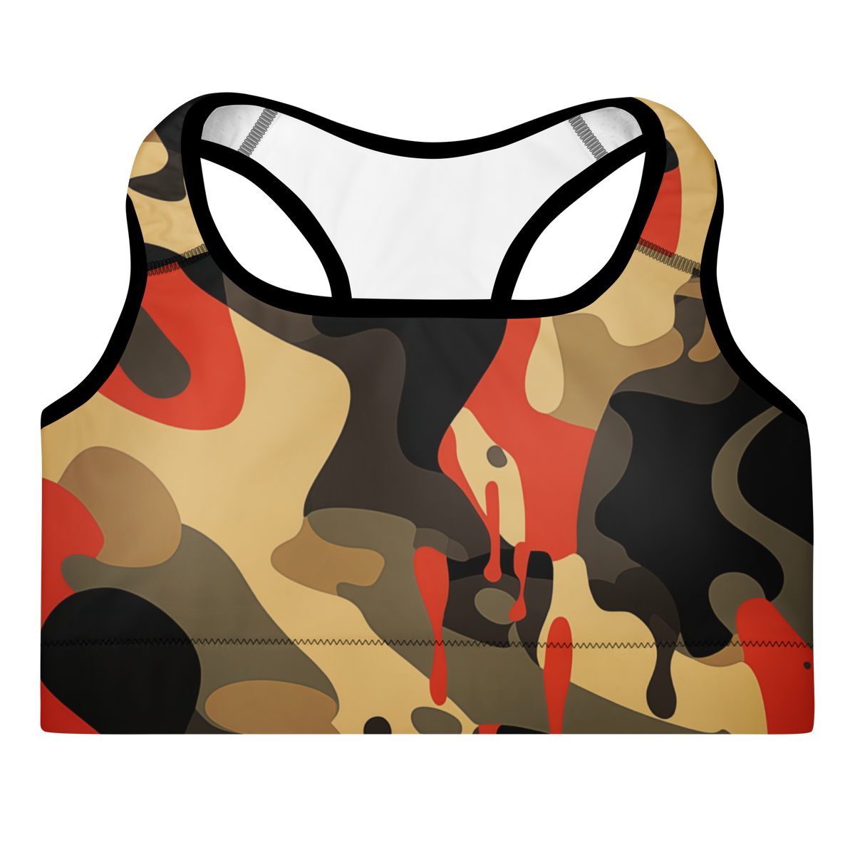 Dripp Scarfhold Medium-Support Padded Sports Bra, front view
