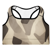Cartu Sand Medium-Support Padded Sports Bra, front view