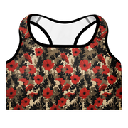 Opia Scarfhold Medium-Support Padded Sports Bra, front view