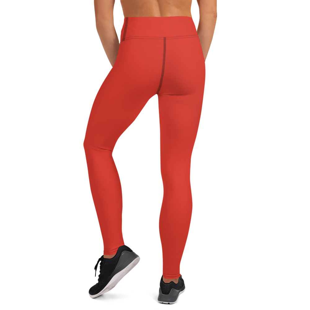 PLAIN POINCIANA #A1 YOGA LEGGING