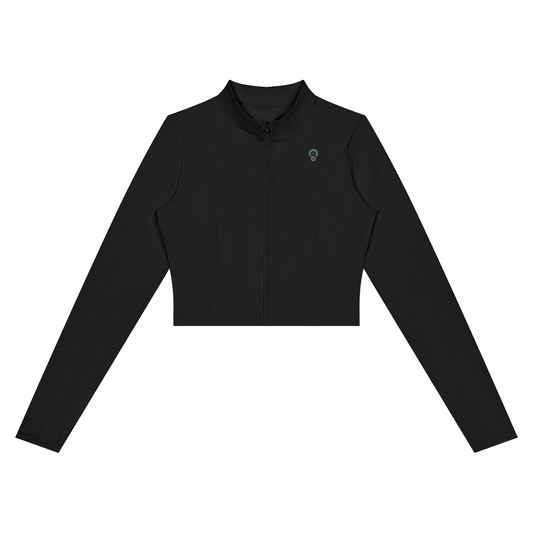 Women’s Cropped Zip Sports Jacket