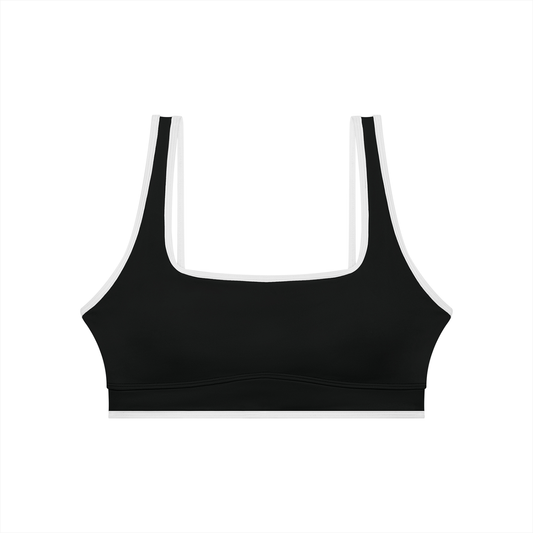 Women’s Colour-Block U-Neck Sports Bra