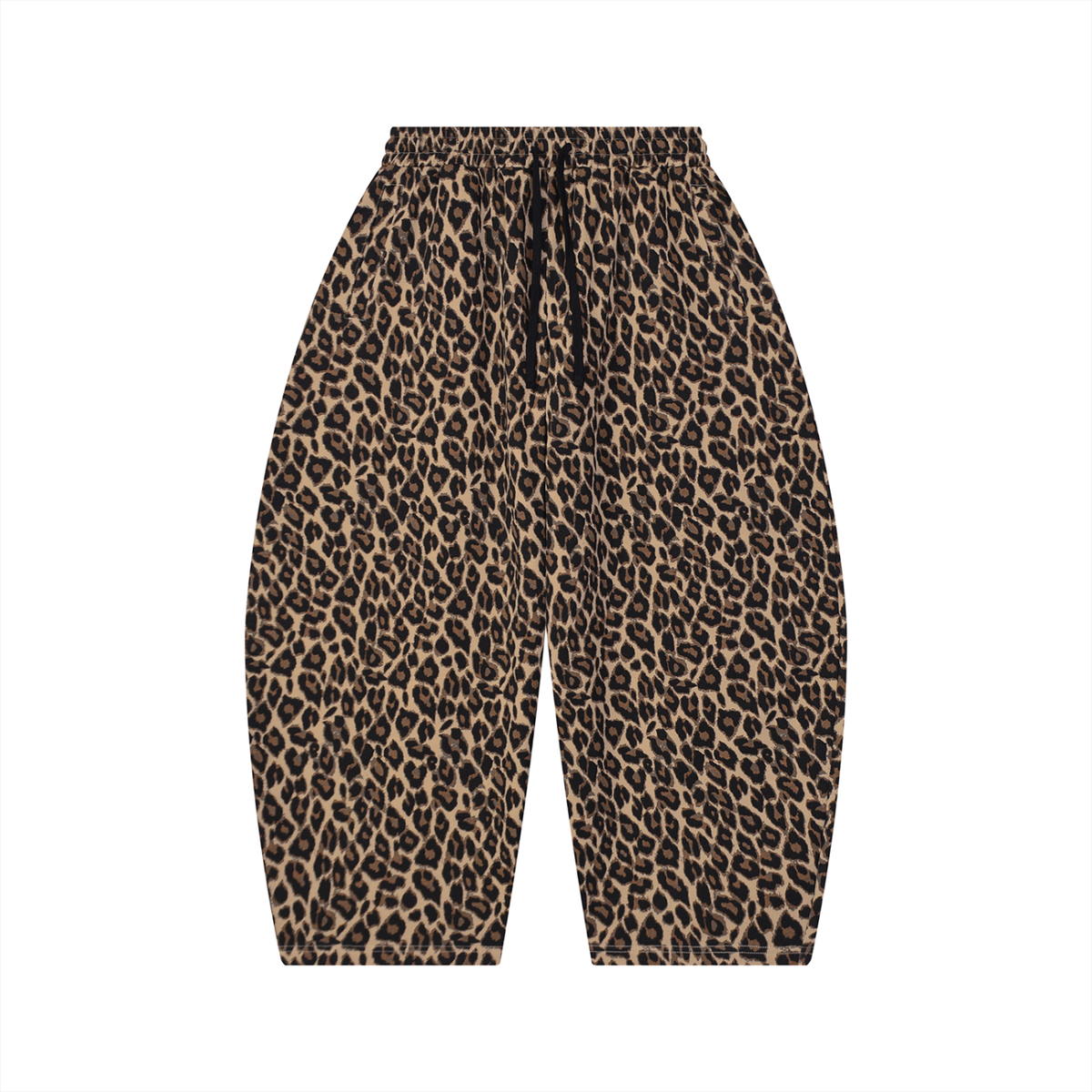 Camo Line — Leopard Barrel-Leg Sweatpants
