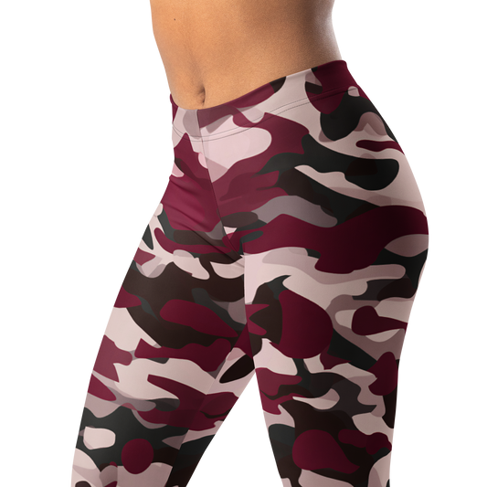 Blizza · Burnished Orchid mid-rise everyday leggings, waistband and pattern detail.