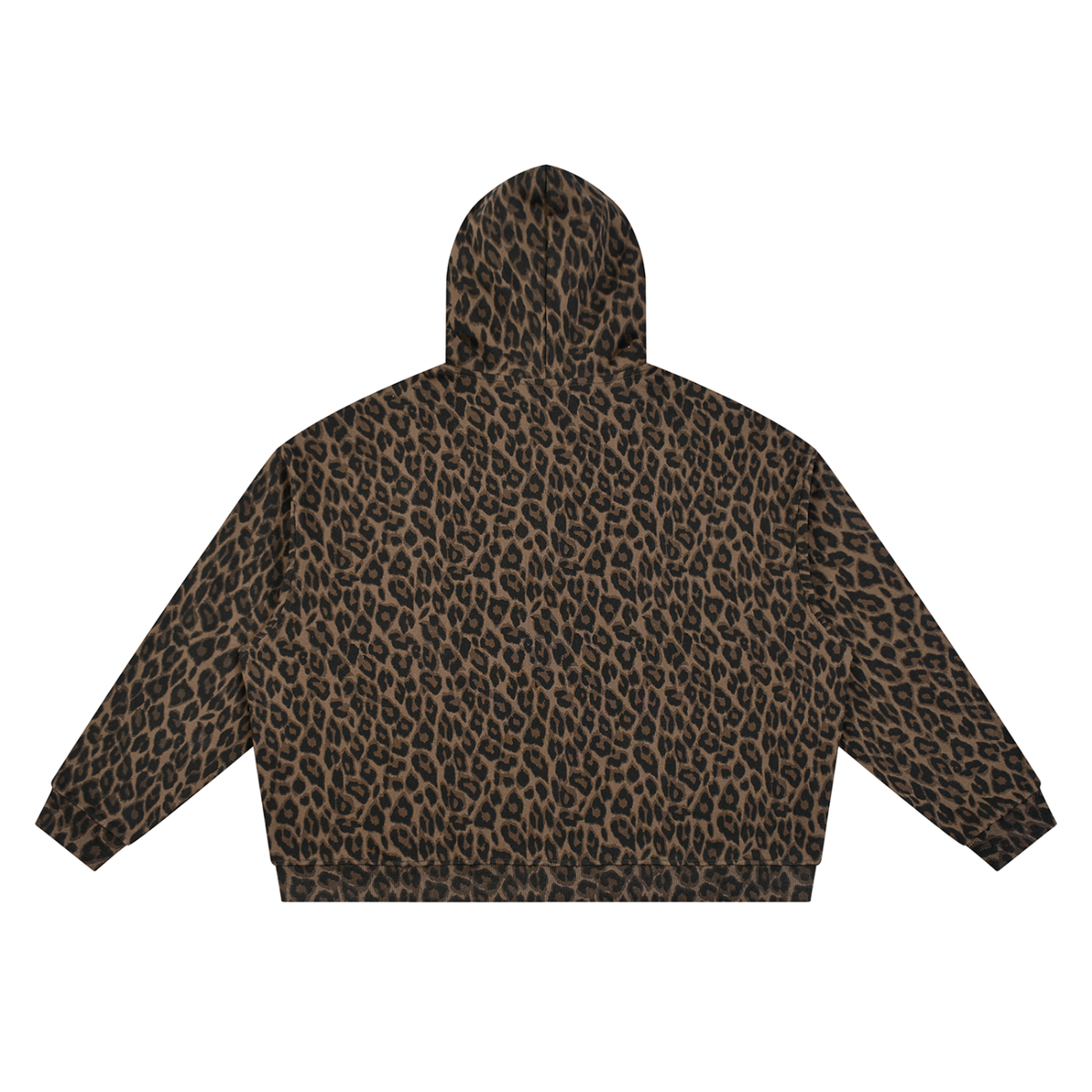 Camo Line — Heavyweight Leopard Full-Zip Hoodie