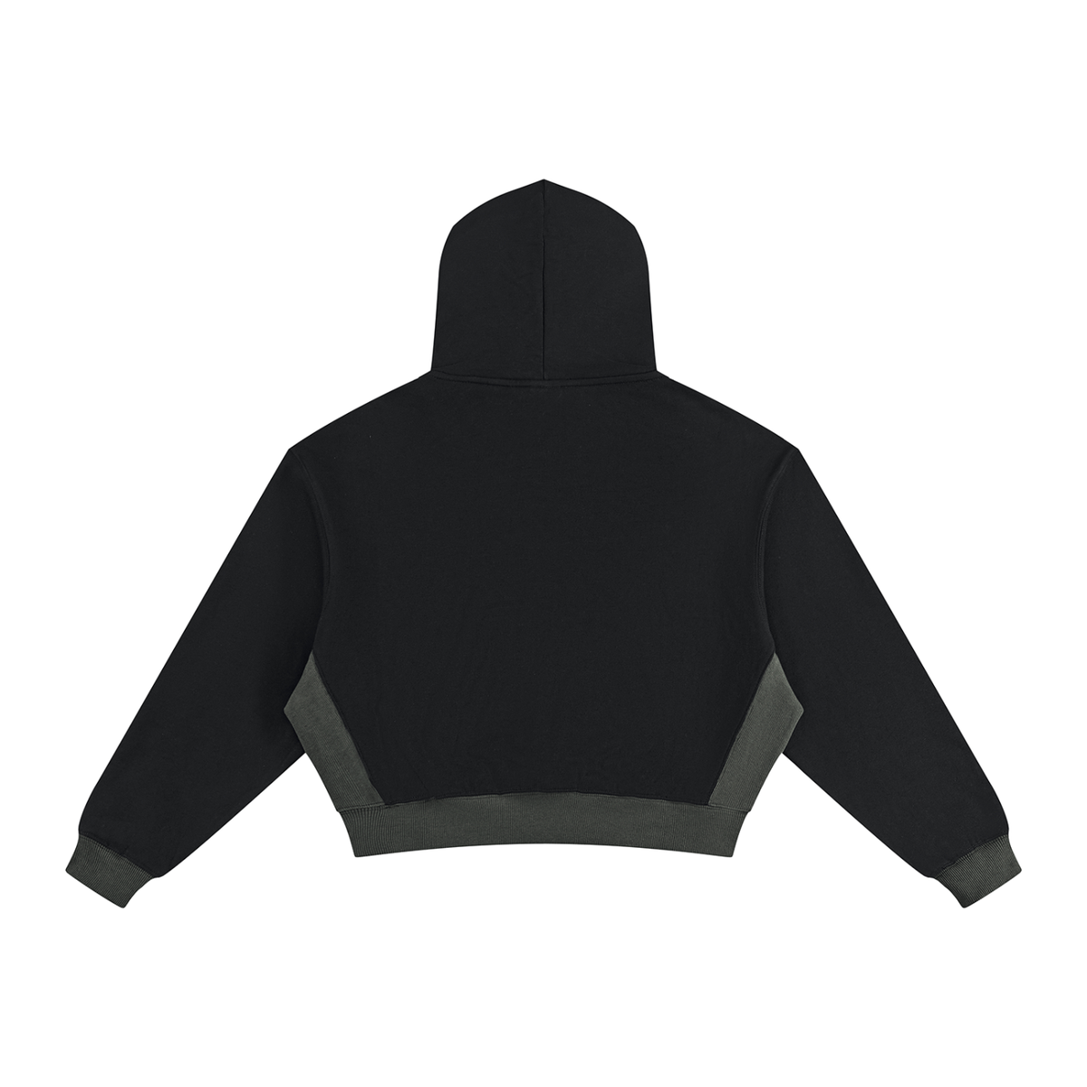 Flat Line | Women’s Colour-Block Cropped Hoodie