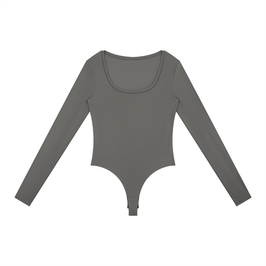 Mono Line — Long-Sleeve Yoga Bodysuit