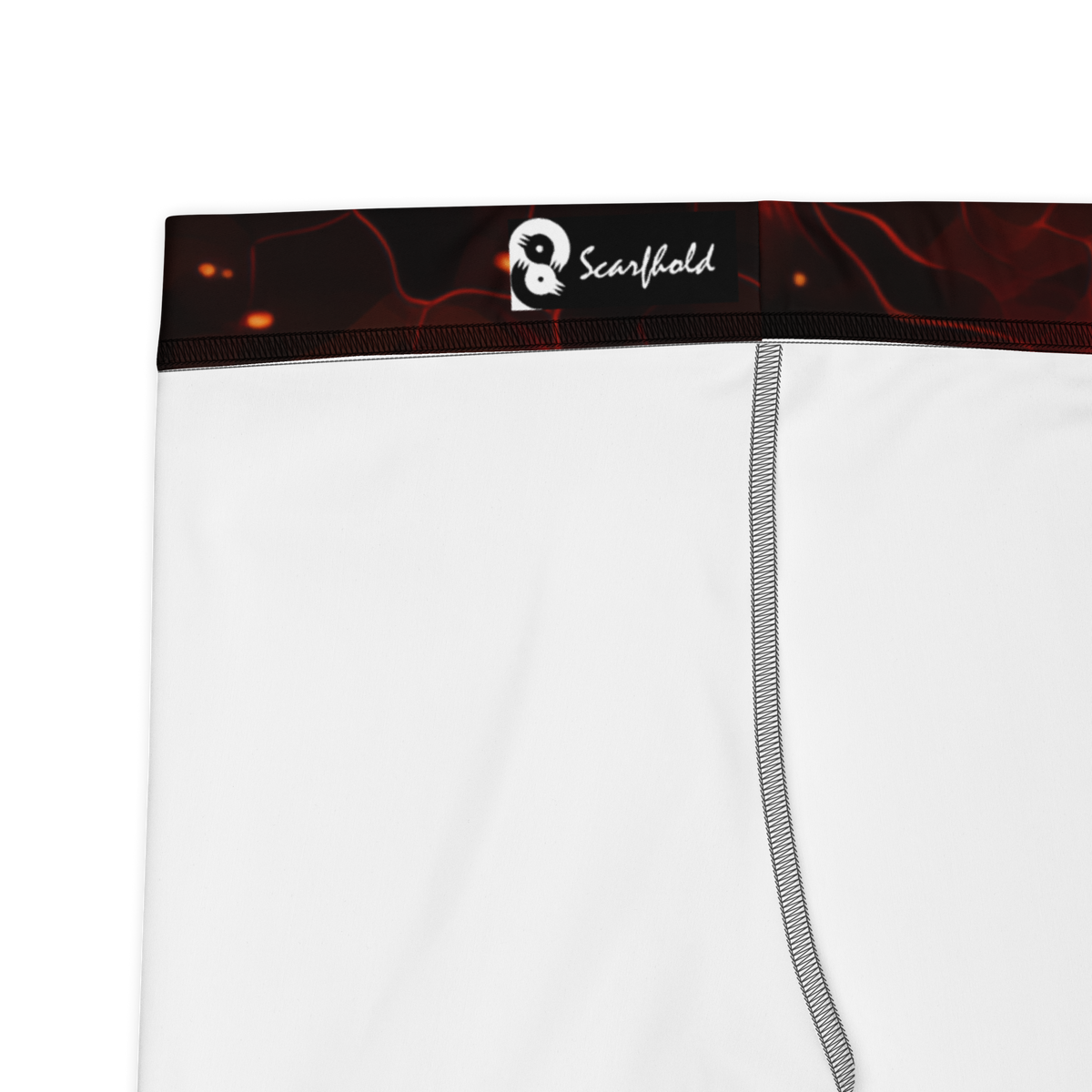 Cineris Flame mid-rise comfort leggings, fabric and construction details.