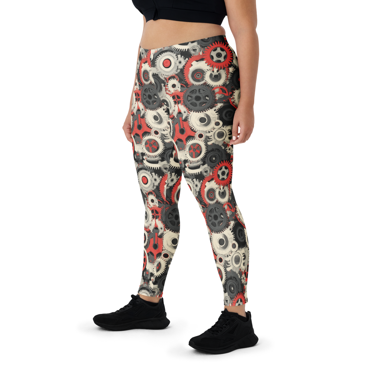 Coggetta Scarfhold mid-rise comfort leggings, oversize-fit front view.