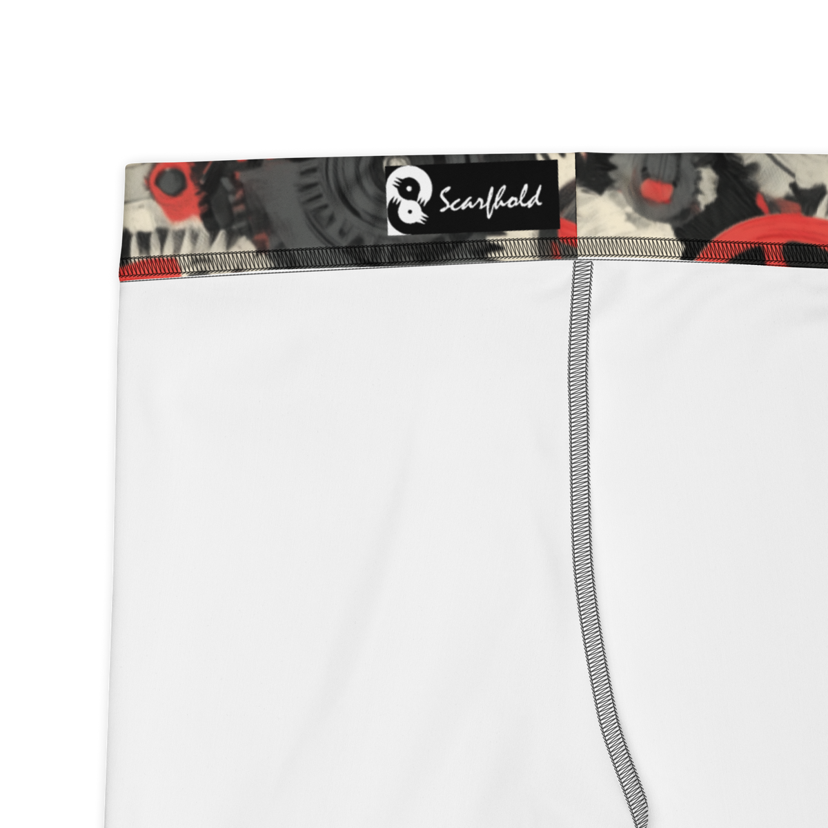Coggetta Scarfhold mid-rise comfort leggings, fabric and construction details.