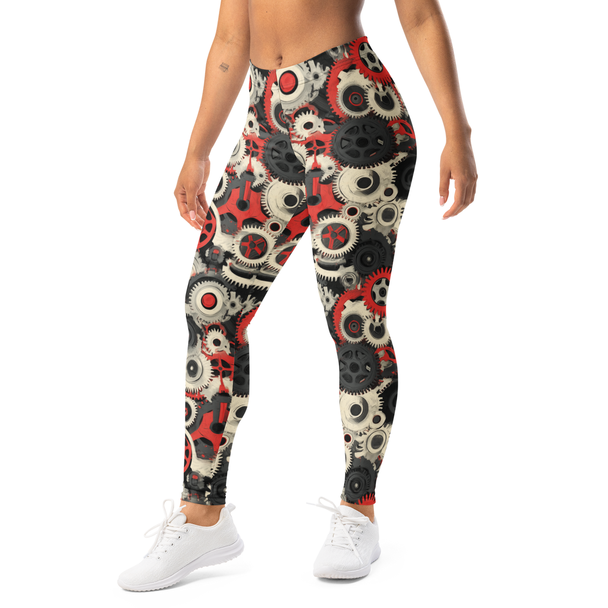 Coggetta · Scarfhold Palette mid-rise everyday leggings, left-front view.