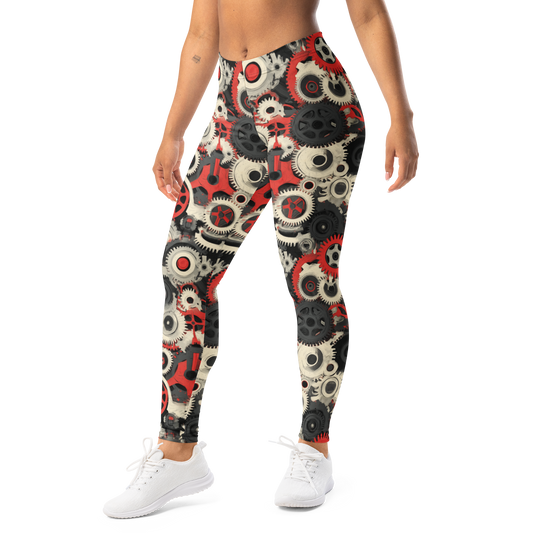 Coggetta · Scarfhold Palette mid-rise everyday leggings, left-front view.