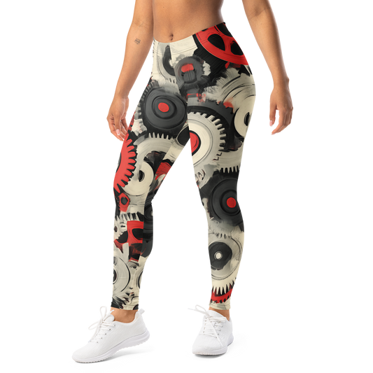 Coggetta · Scarfhold Palette mid-rise everyday leggings, left-front view.