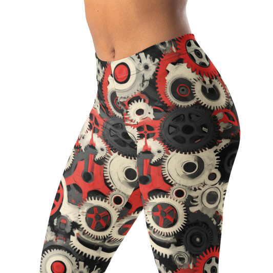 Coggetta · Scarfhold Palette mid-rise everyday leggings, waistband and pattern detail.