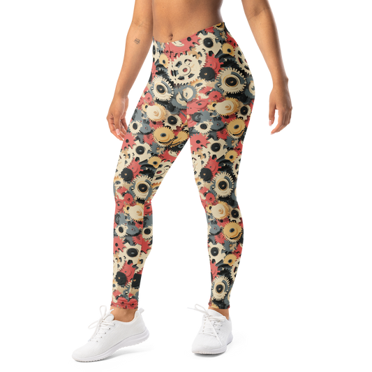 Coggetta · Soft Current mid-rise everyday leggings, left-front view.