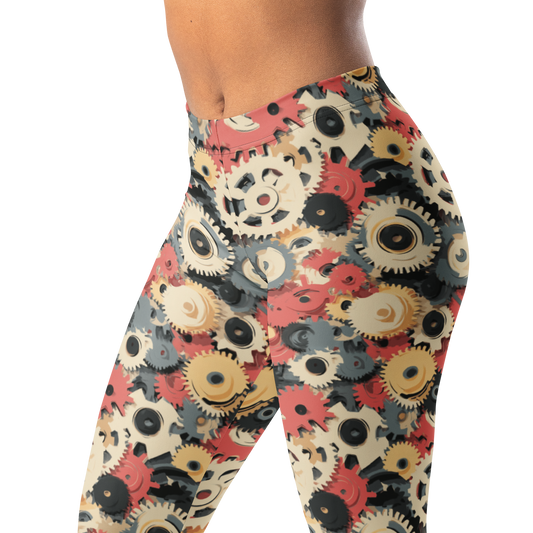 Coggetta · Soft Current mid-rise everyday leggings, waistband and pattern detail.