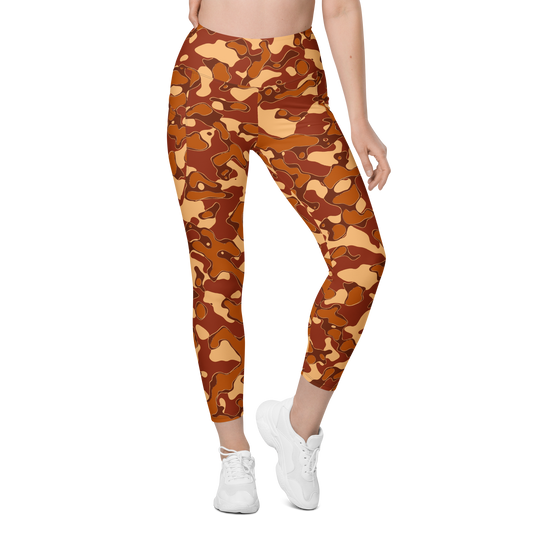 Copse Fall 4 high-waisted pocket leggings, front view.