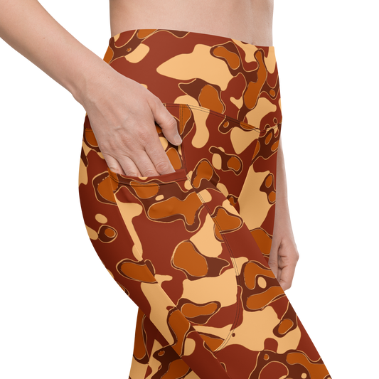 Copse Fall 4 high-waisted pocket leggings, pocket detail.