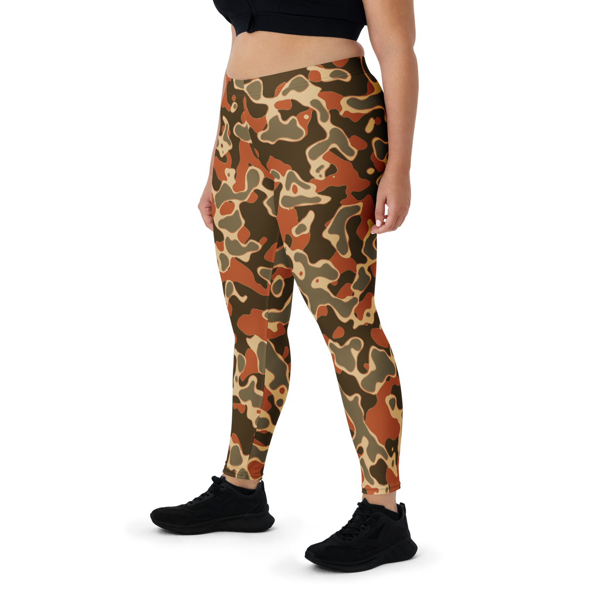 Copse Fall mid-rise comfort leggings, oversize-fit front view.