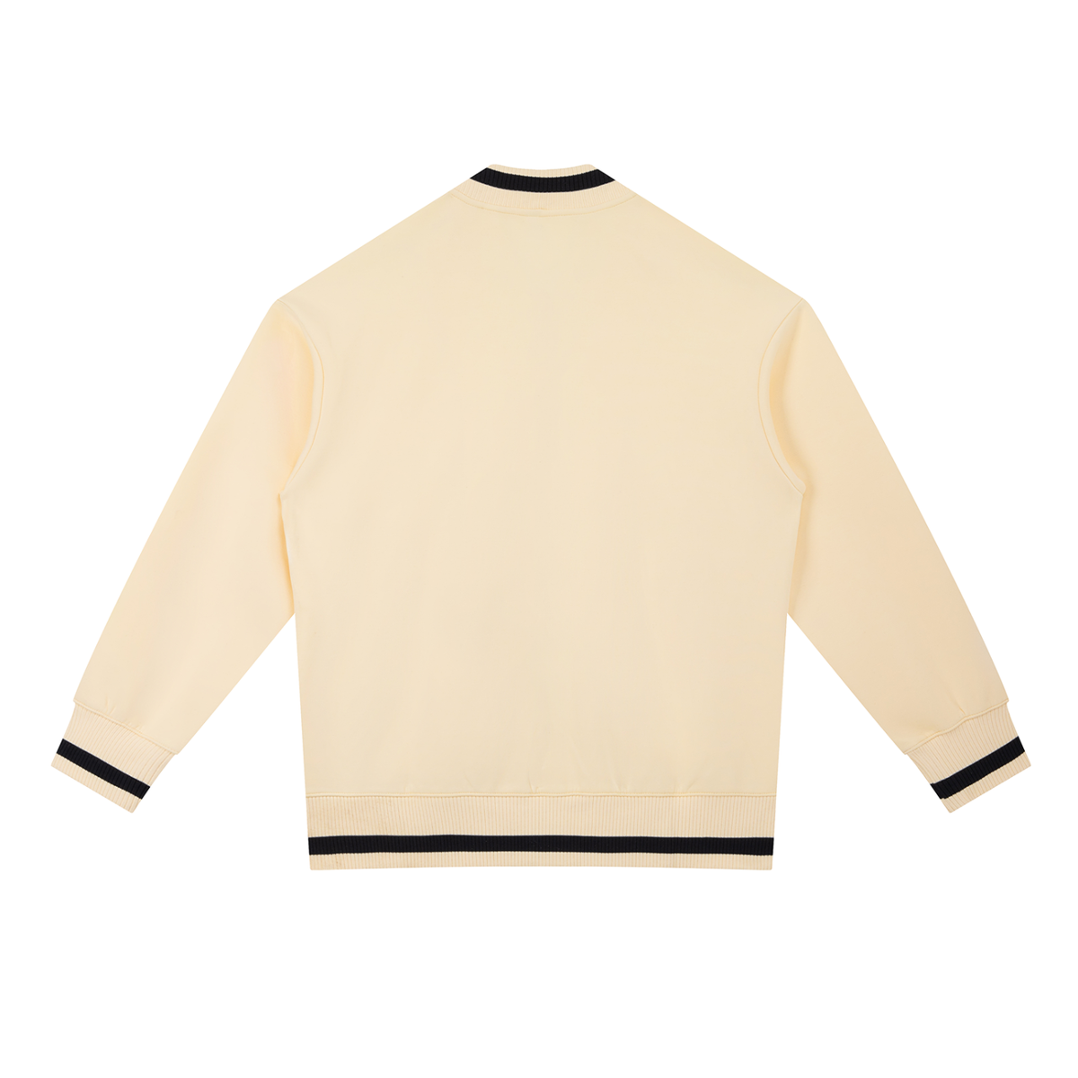 Contrast-Piping Zip Bomber Jacket