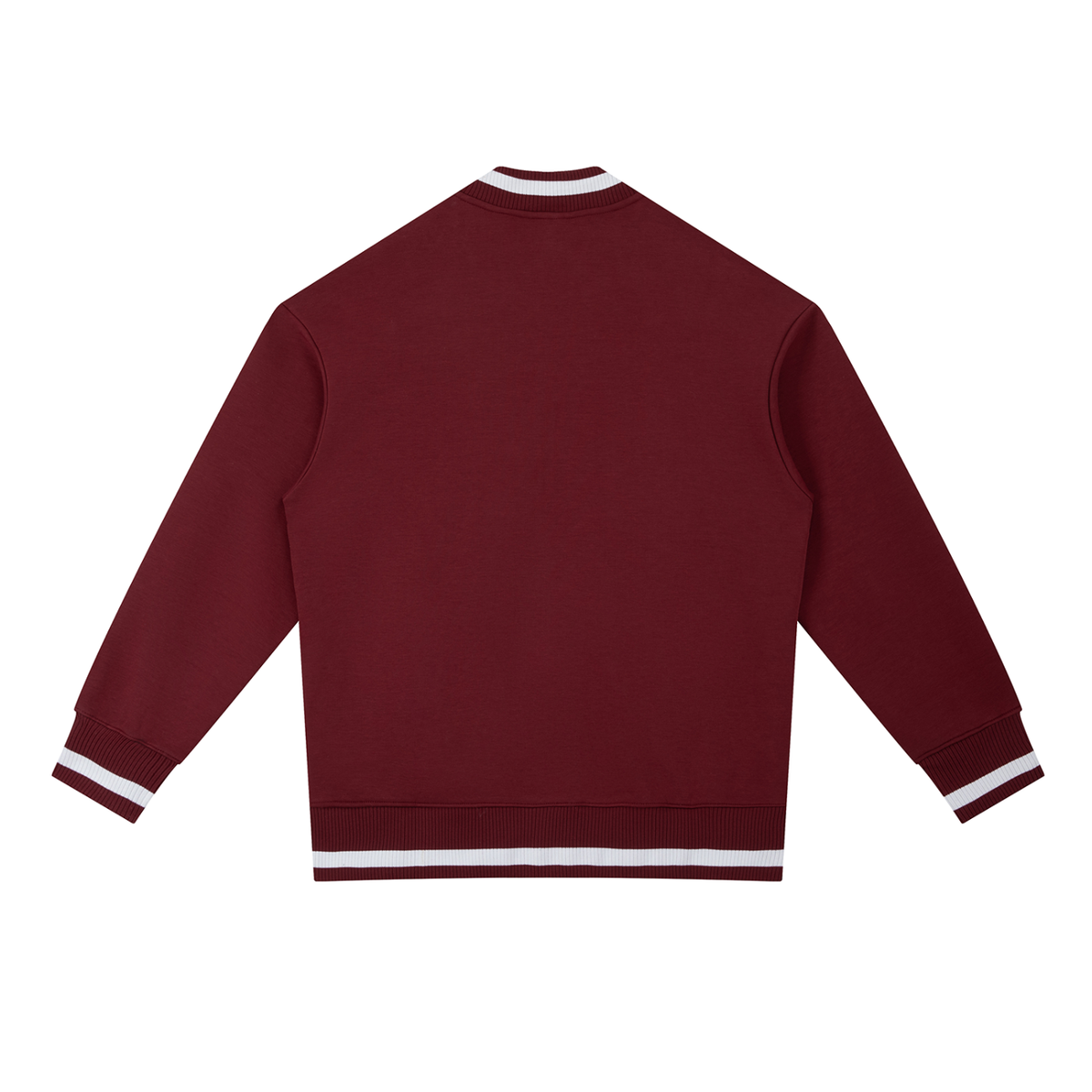 Contrast-Piping Zip Bomber Jacket