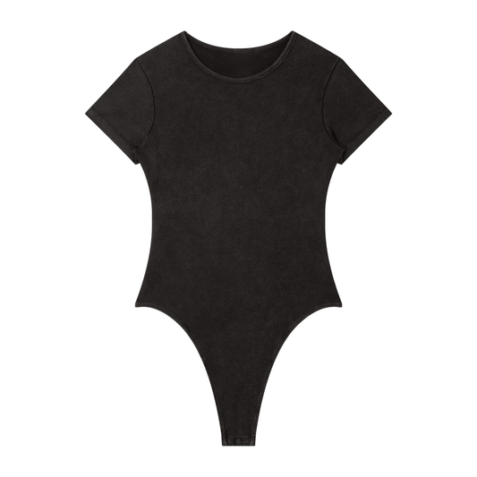 Mono Line — Mineral Wash Crewneck Bodysuit