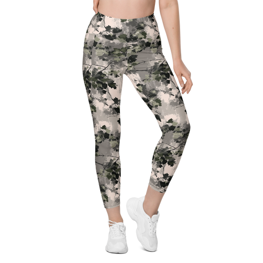 Detrita · Original high-waisted pocket leggings, front view.
