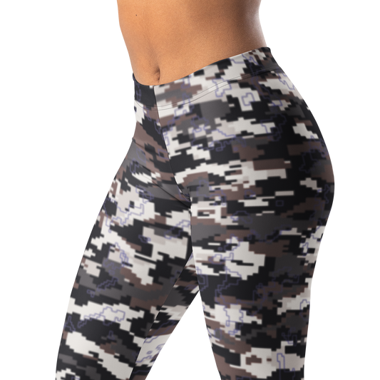 Digita — Contour Static · Very Peri mid-rise everyday leggings, waistband and pattern detail.