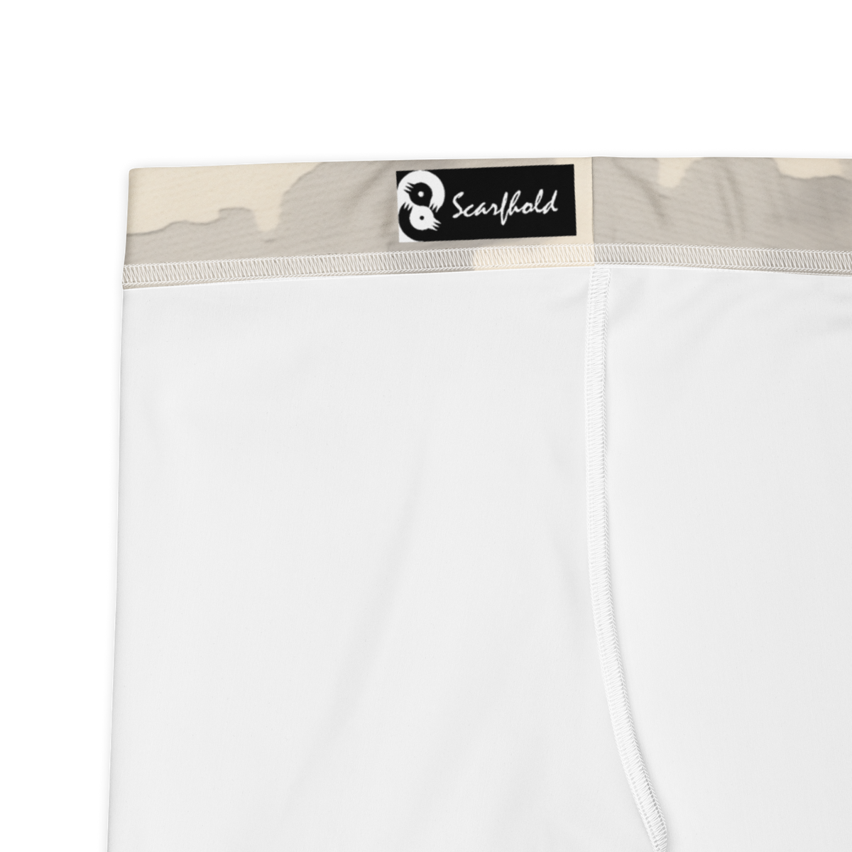 Digosta Diffusion Beige mid-rise comfort leggings, fabric and construction details.