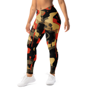 Dripp · Scarfhold Palette mid-rise everyday leggings, left-front view.
