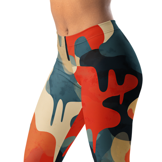 Dripp · Tidal Signal mid-rise everyday leggings, waistband and pattern detail.