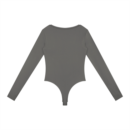 Women's Tight Long Sleeve Yoga Bodysuit