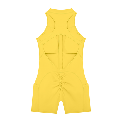 Women’s Quarter-Zip Yoga Romper