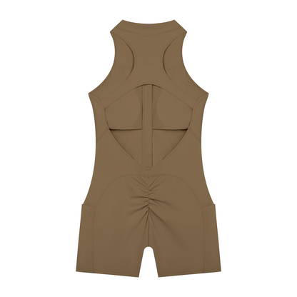 Women’s Quarter-Zip Yoga Romper