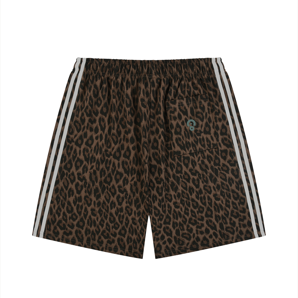 Camo Line — Heavyweight Leopard Drawstring Shorts