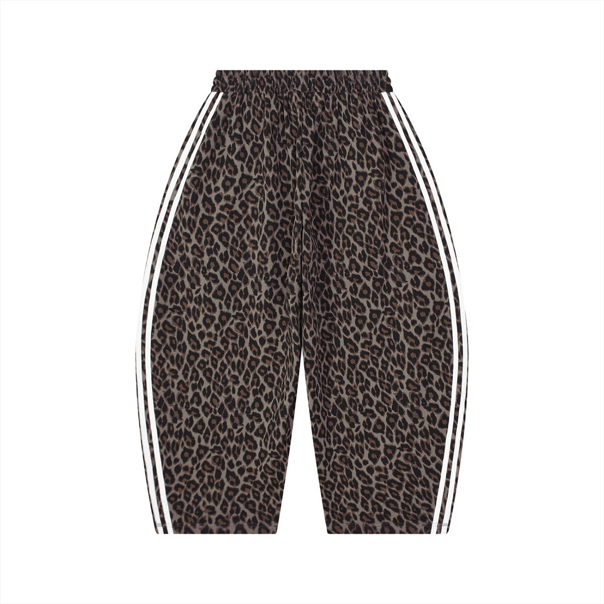 Camo Line — Leopard Barrel-Leg Sweatpants