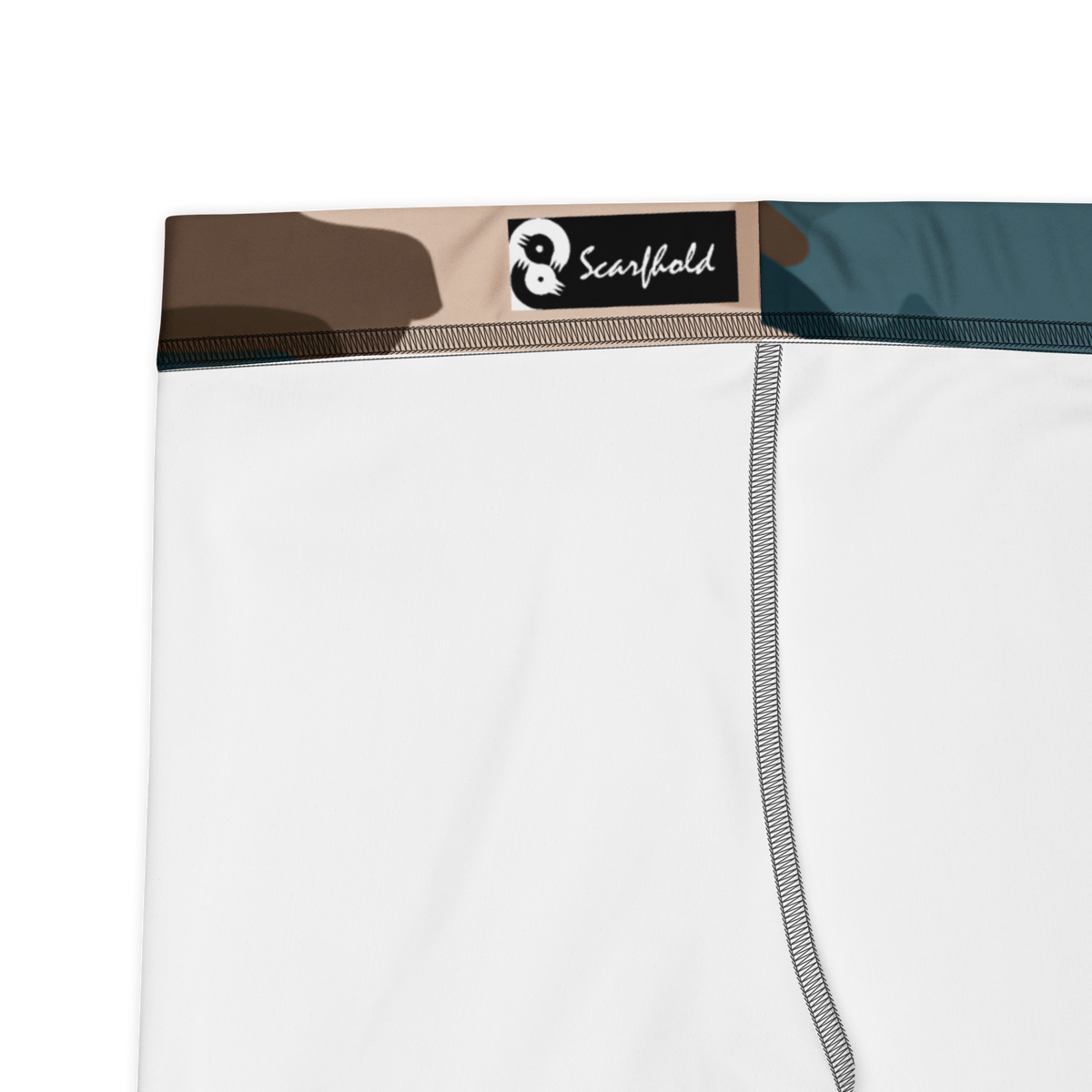 Gulf Dusk Transit camouflage mid-rise comfort leggings, fabric and construction details.