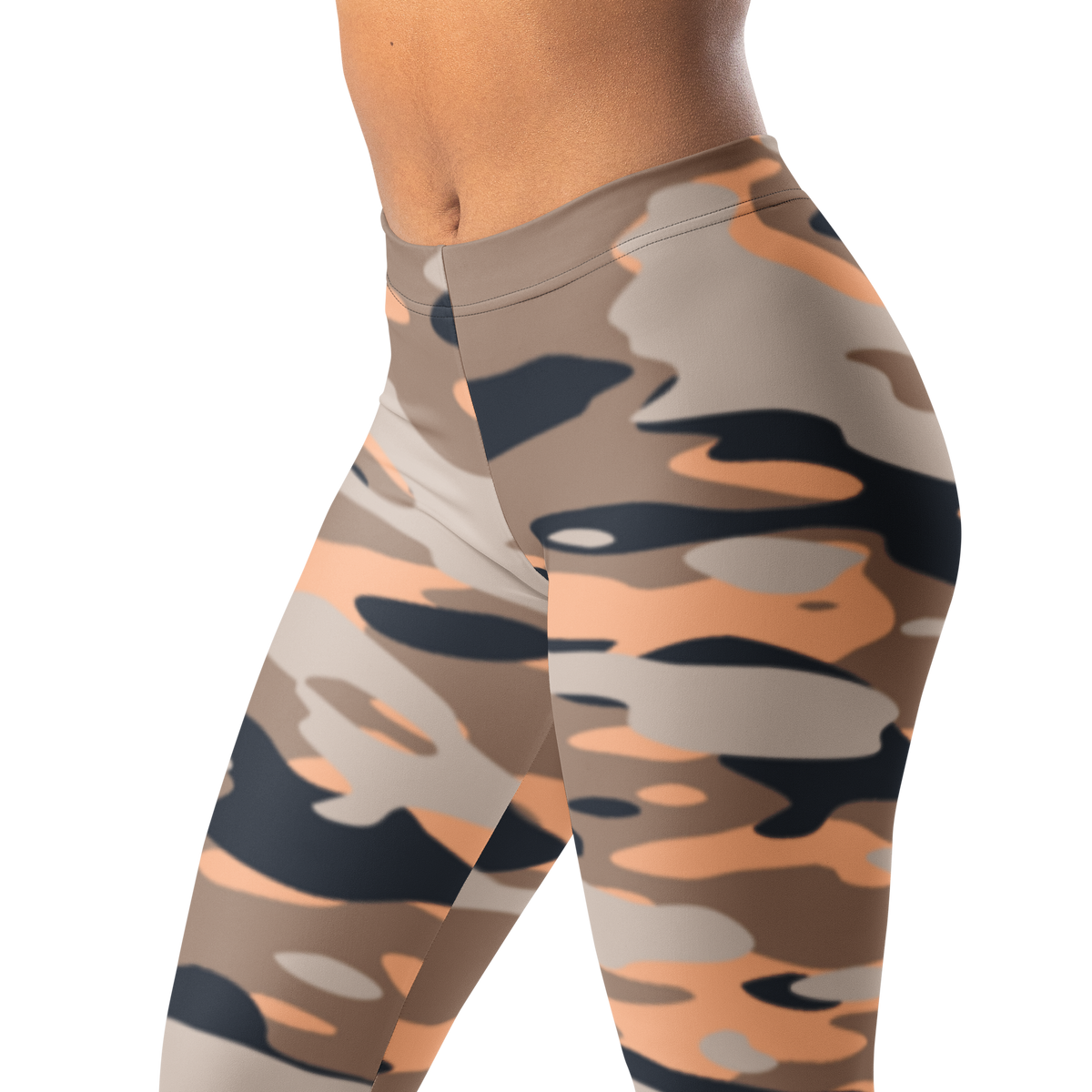 Gulf · Flavour-Full mid-rise everyday leggings, waistband and pattern detail.