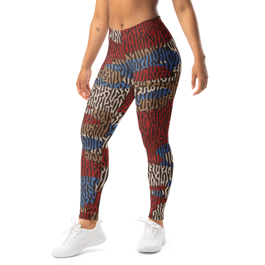 Gulf — Turing · Fall · 5 mid-rise everyday leggings, left-front view.