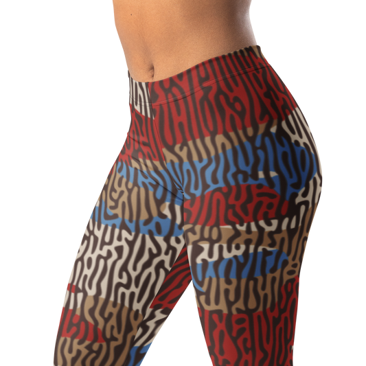 Gulf — Turing · Fall · 5 mid-rise everyday leggings, waistband and pattern detail.