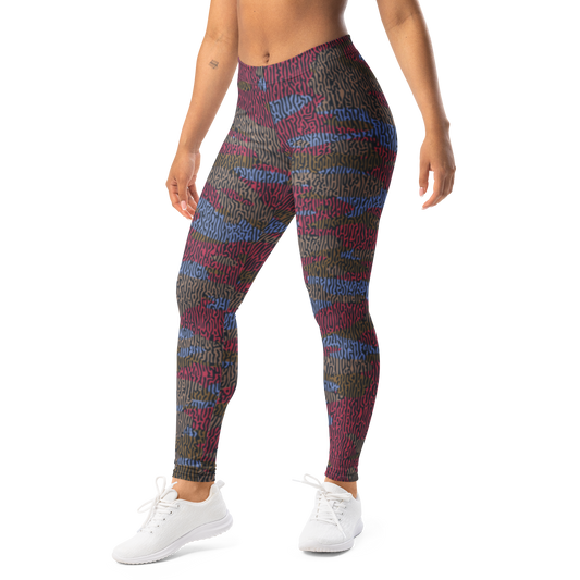 Gulf — Turing · Flavour-Full mid-rise everyday leggings, left-front view.