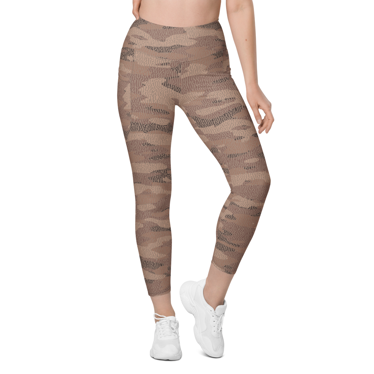 Gulf — Turing · Relaxed Elegance high-waisted pocket leggings, front view.