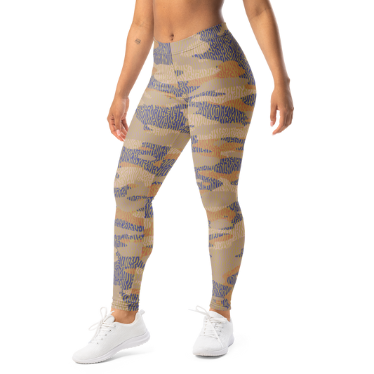 Gulf — Turing · Very Peri · 3 mid-rise everyday leggings, left-front view.
