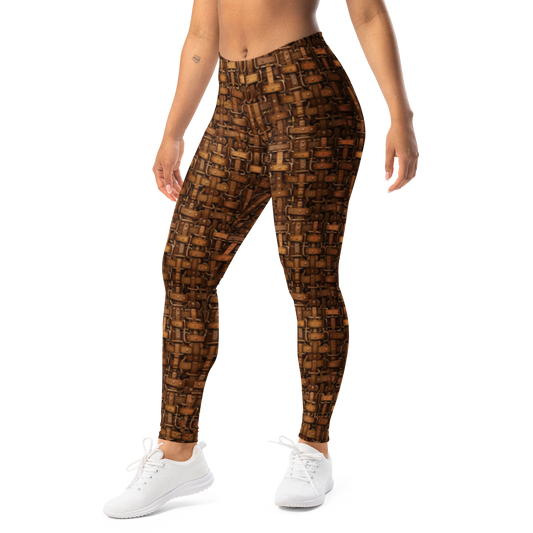 Harness — Lattice mid-rise everyday leggings, left-front view.