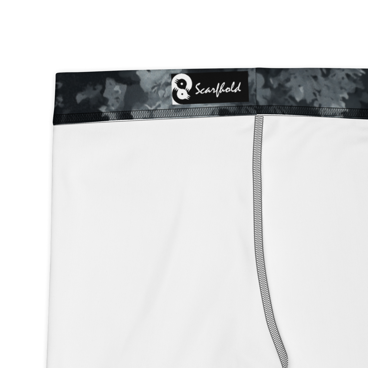 Himalette Greyscale mid-rise comfort leggings, fabric and construction details.