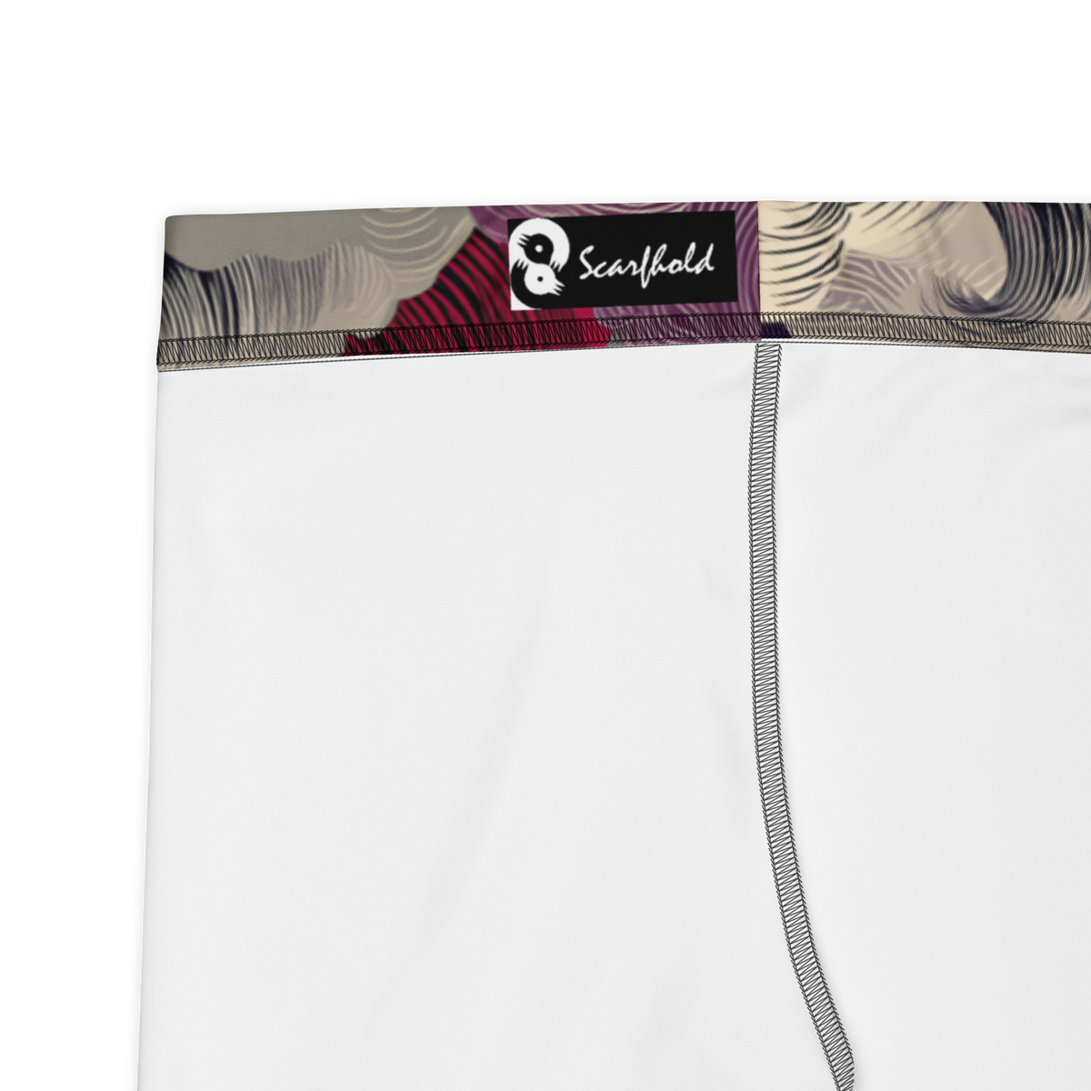 Hishō Plume Burnished Orchid mid-rise comfort leggings, fabric and construction details.