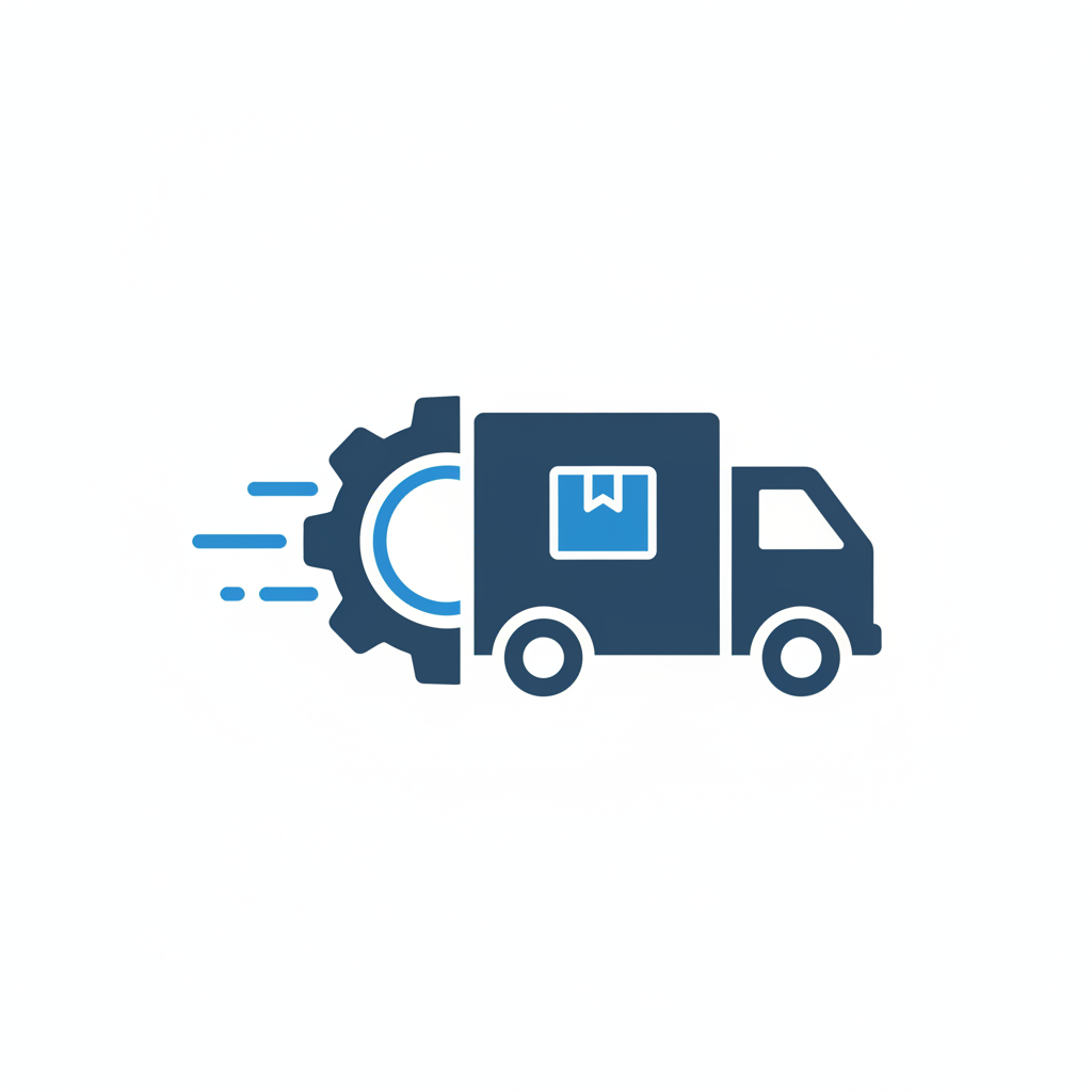 icon representing "production and delivery"