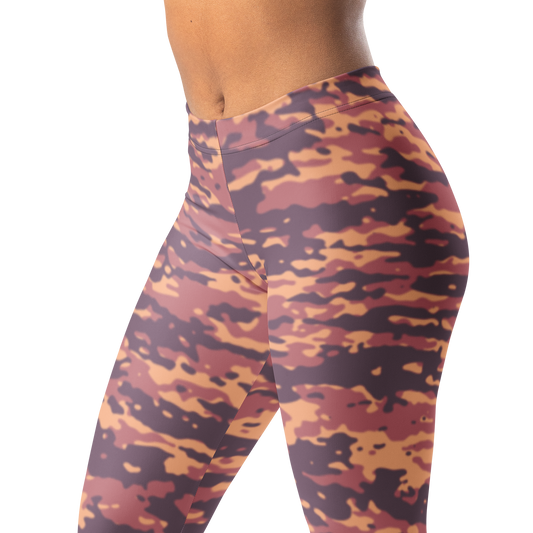 Inka · Libations mid-rise everyday leggings, waistband and pattern detail.