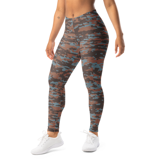 Inka · Subtle Contrasts mid-rise everyday leggings, left-front view.