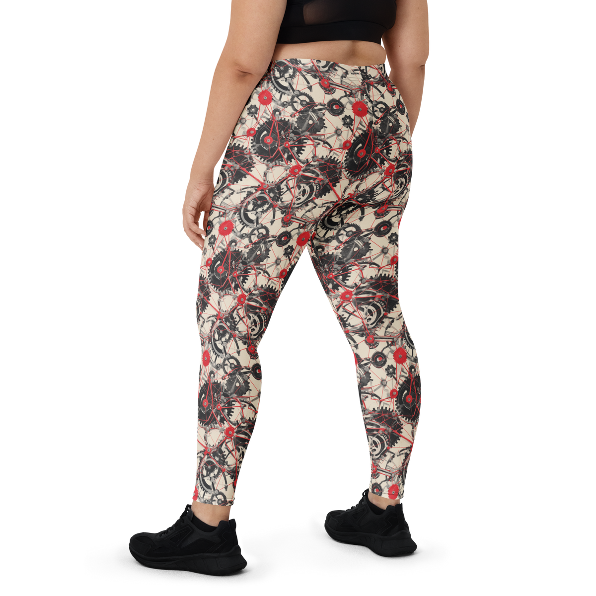 Interlink Scarfhold mid-rise comfort leggings, oversize-fit back view.